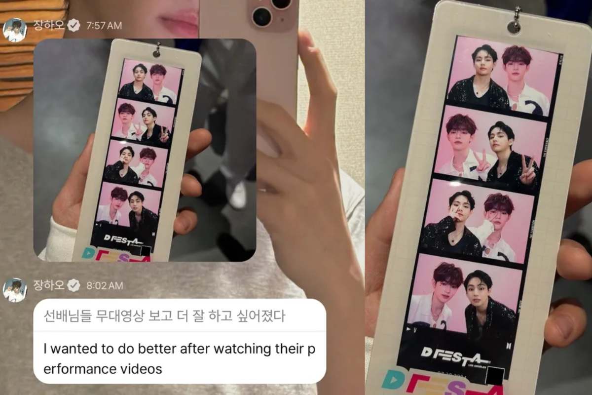 Zhang Hao de ZEROBASEONE eligió a un miembro de BTS para tomarse una foto y juntos crearon una explosión visual