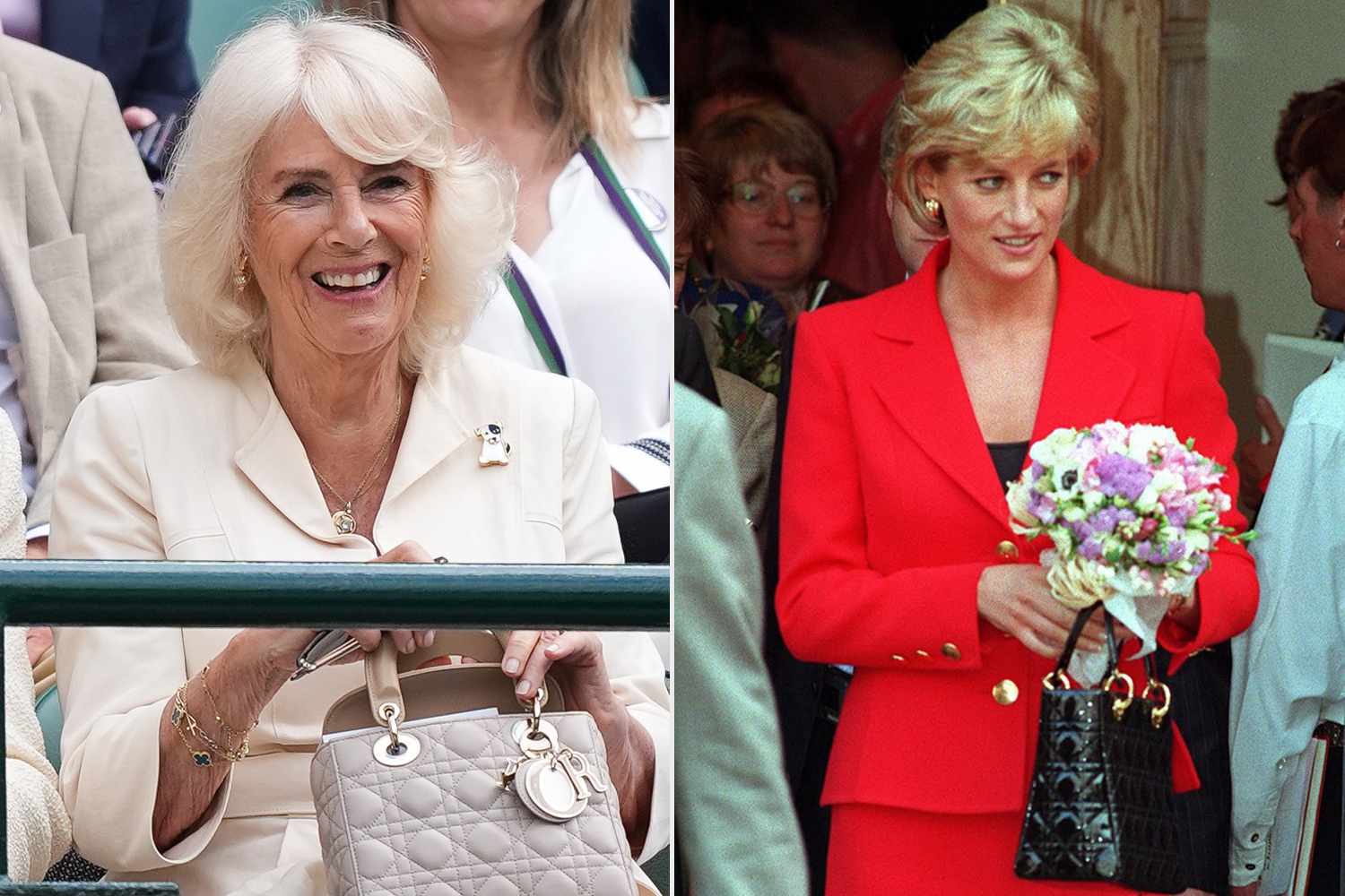 A la reina Camilla no le importa nada y utiliza un bolso inspirado en la princesa Diana