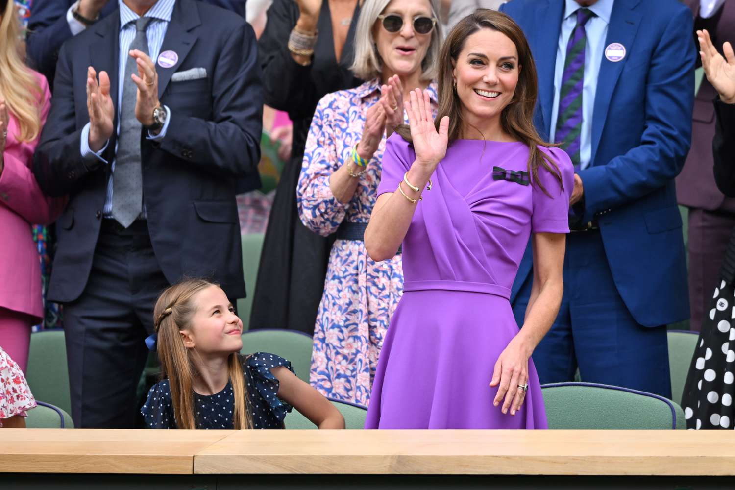La princesa Charlotte se convirtió en el mejor apoyo para Kate Middleton en la final de Wimbledon