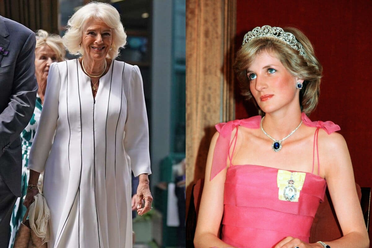 A la reina Camilla no le importa nada y utiliza un bolso inspirado en la princesa Diana