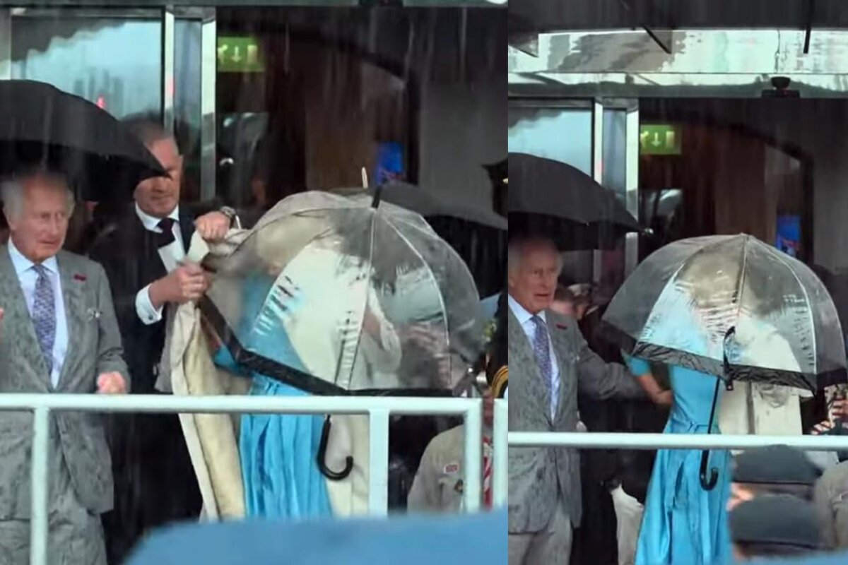 El rey Carlos III y su aparente reacción furiosa ante el asistente que dejó a la reina Camilla en apuros