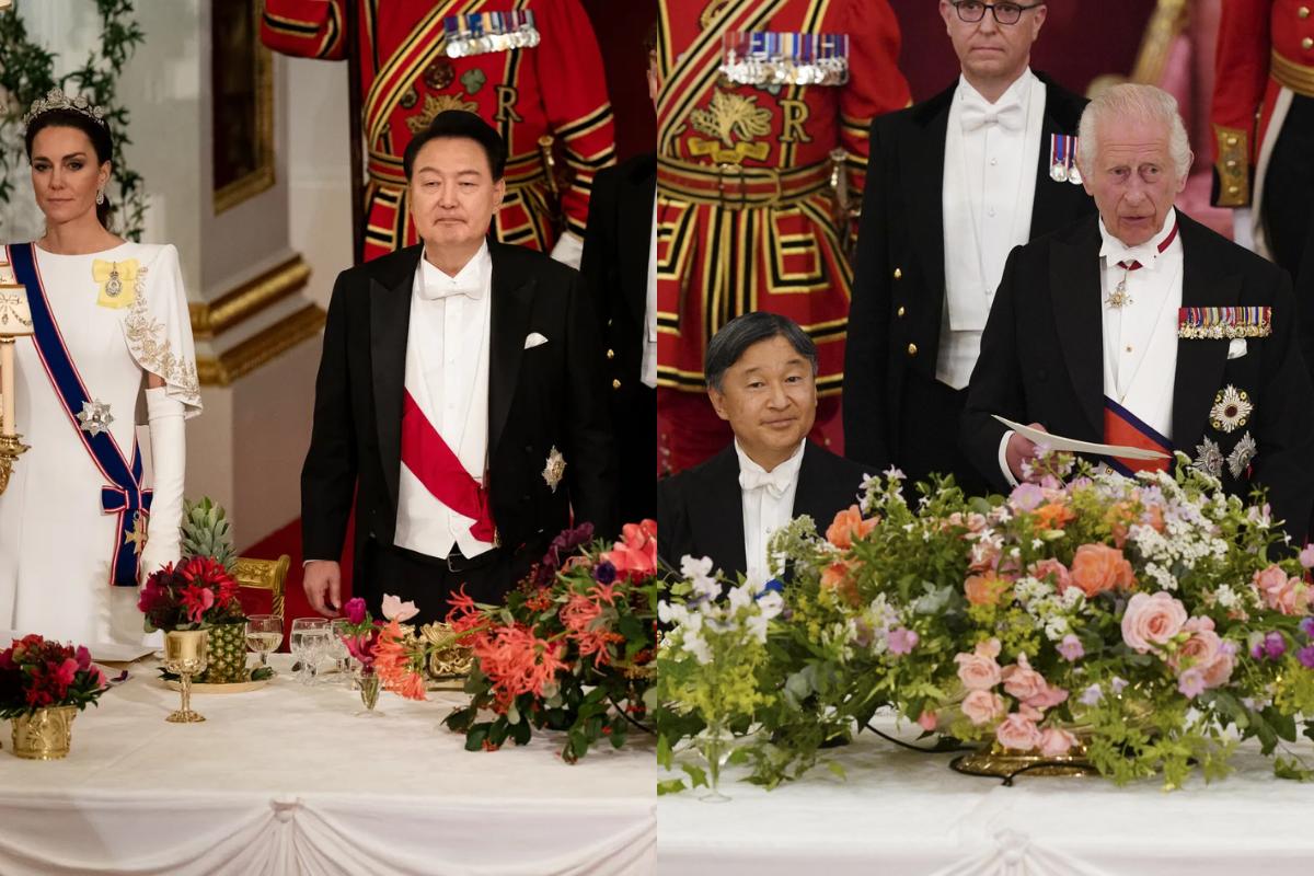 ¿El rey Carlos III ha eliminado la tradicional piña de los banquetes de Estado?