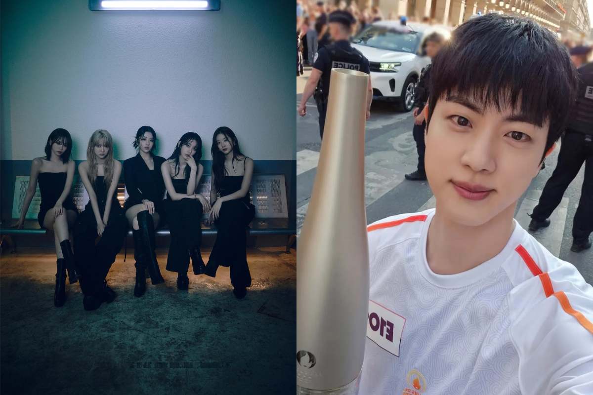 Jin de BTS muestra sus pasos de baile junto a las chicas de LE SSERAFIM