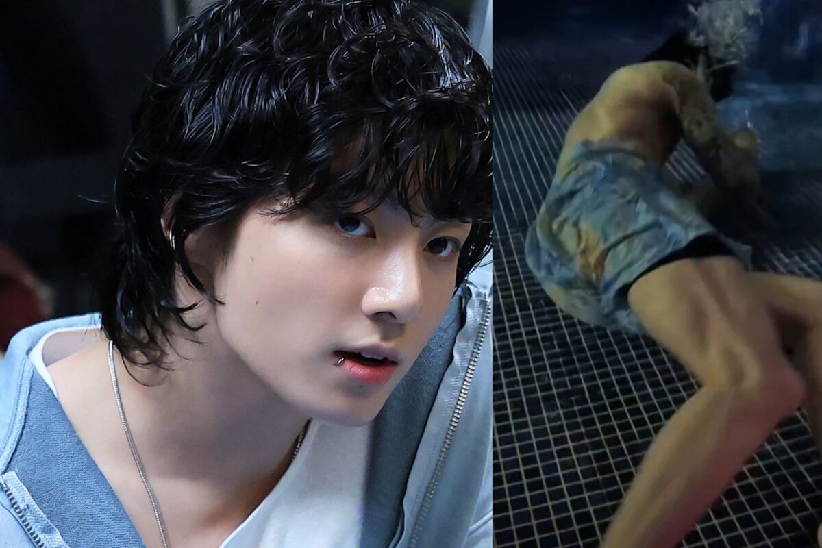 Jungkook de BTS tomó una siesta debajo del agua mientras mostraba su impresionante cuerpo en el episodio 5 de 'Are You Sure?!'