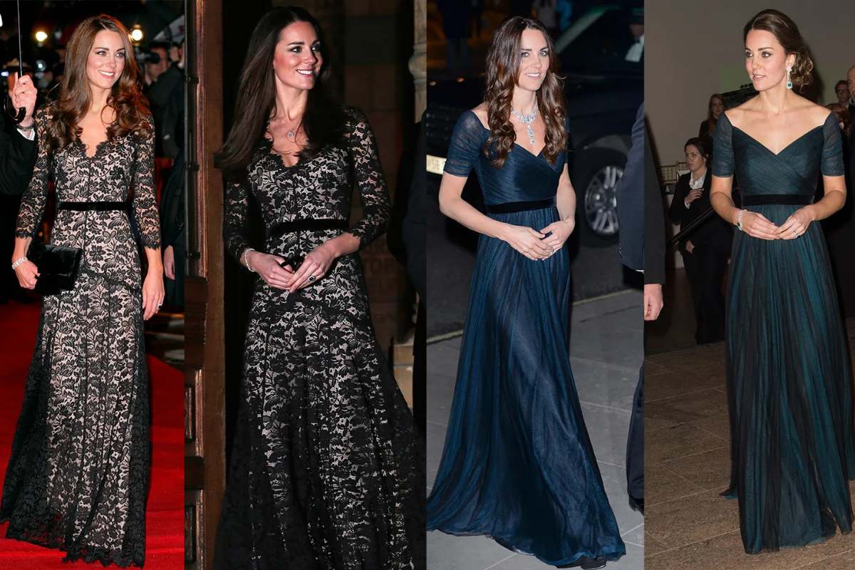 6 veces en las que Kate Middleton ha repetido look en eventos formales