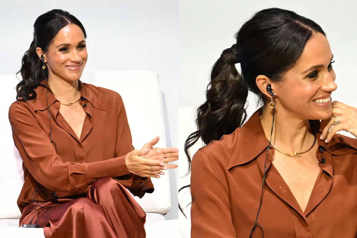 El sencillo y elegante peinado 'Updo' que Meghan Markle lució en su visita a Colombia