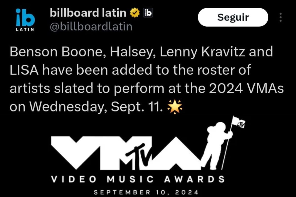Billboard confirma que Lisa de BLACKPINK actuará en los VMAs 2024