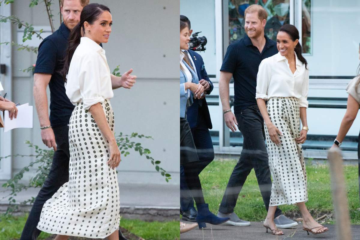 Meghan Markle estrenó una sensacional falda de un diseñador local en su visita a Colombia