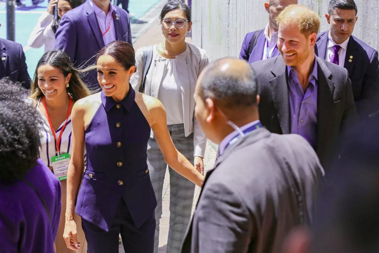 Meghan Markle impresiona en su primer viaje a Colombia gracias a su espectacular look