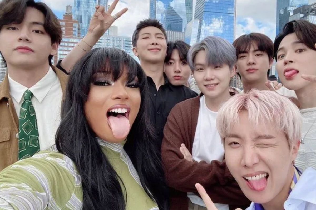 Meghan Thee Stallion podría lanzar una colaboración con RM de BTS Meghan Thee Stallion podría lanzar una colaboración con RM de BTS