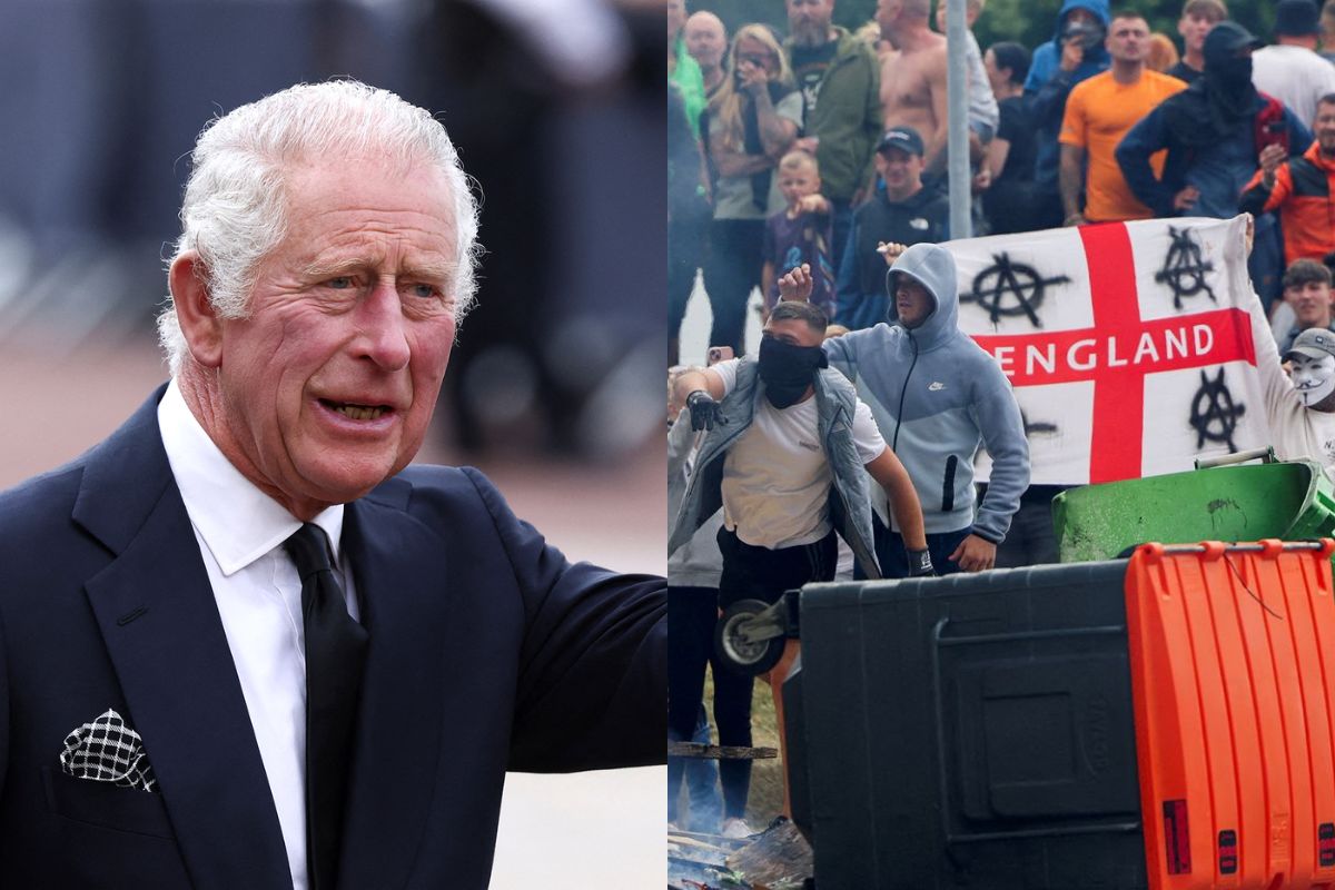 El rey Carlos III se pronuncia por primera vez desde que iniciaron los disturbios en el Reino Unido