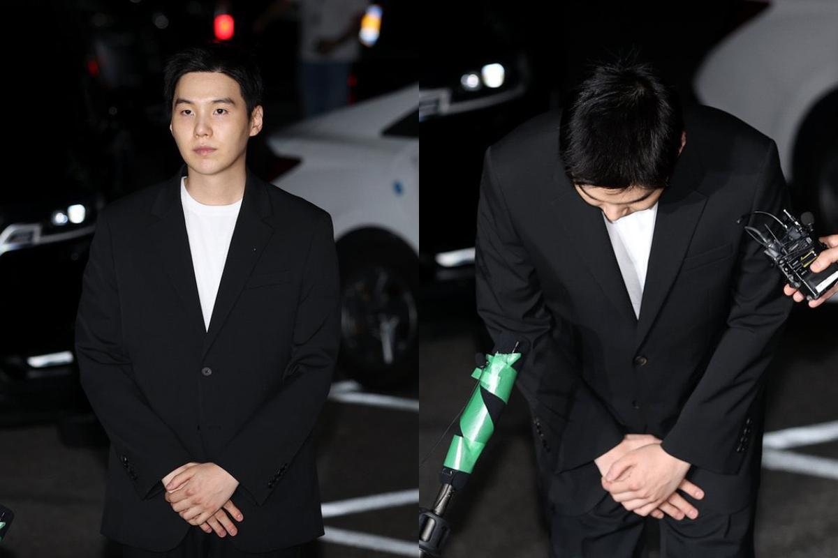 El interrogatorio policial de Suga de BTS finaliza después de 3 horas