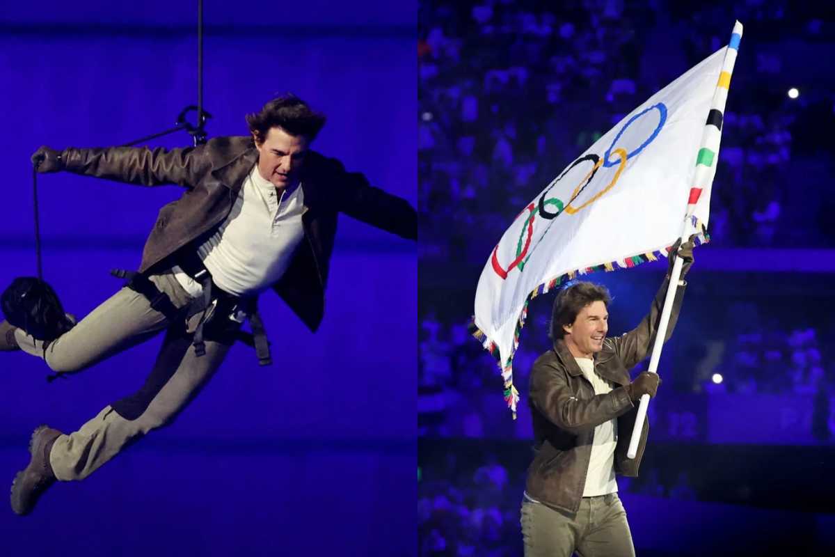 Tom Cruise cierra los Juegos Olímpicos de París 2024 con una increíble acrobacia en el aire