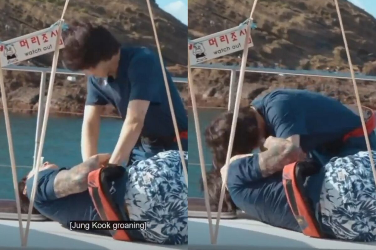 BTS: Jimin intentó robarle un beso a Jungkook en divertida interacción