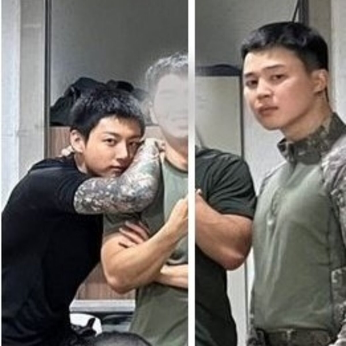 Publican nueva foto de Jimin y Jungkook de BTS desde el servicio militar