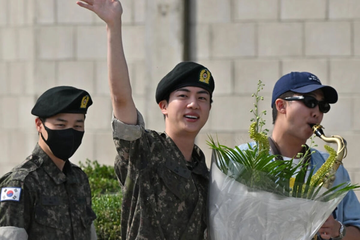 Jin de BTS habla sobre su sueño de regresar al servicio militar