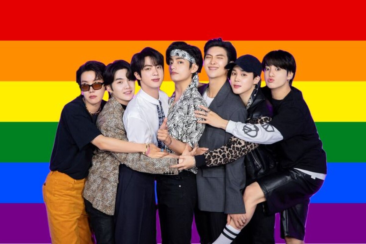 El vídeo viral que muestra a los integrantes de BTS mostrando su apoyo a la comunidad LGBTIQ+