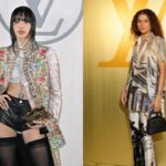Lisa de BLACKPINK y Zendaya vibran juntas al ritmo de la música en el desfile de Louis Vuitton