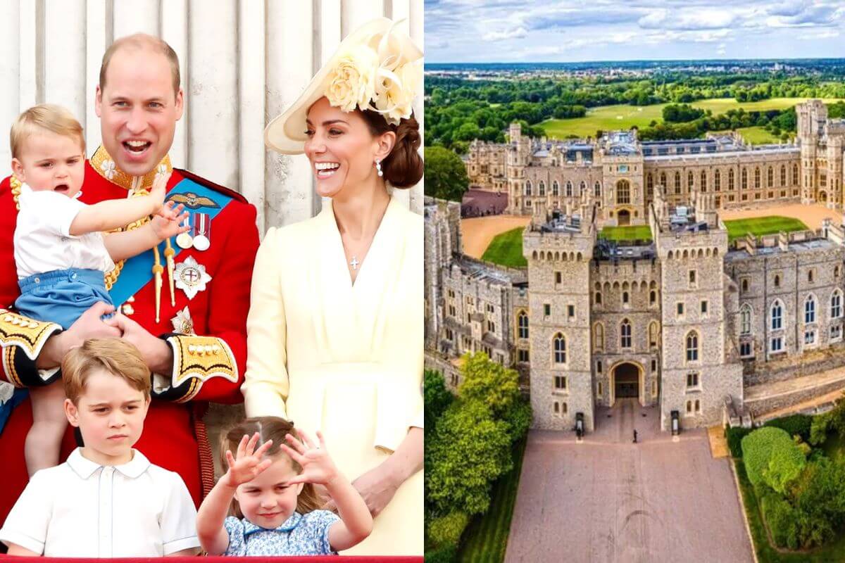 Ladrones invaden el Castillo de Windsor mientras el príncipe William, Kate Middleton y sus hijos dormían