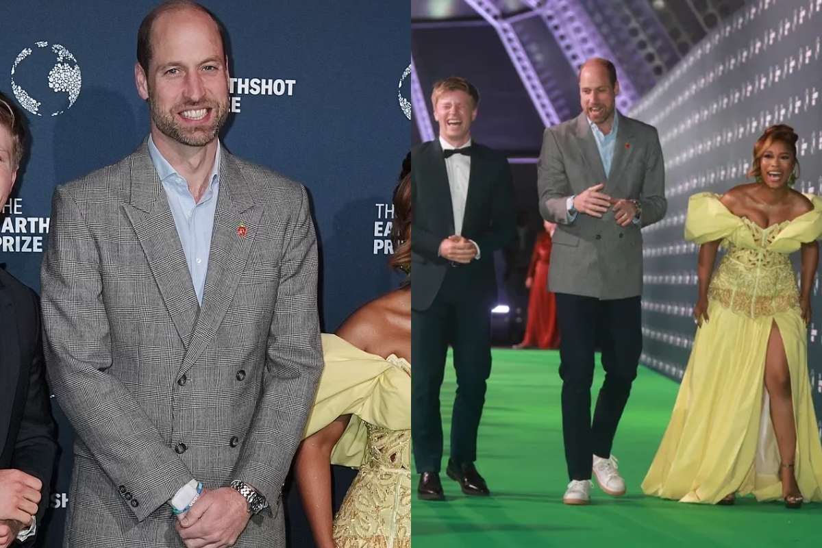 El príncipe William se unió al mundo del glamour en la alfombra verde de los premios Earthshot
