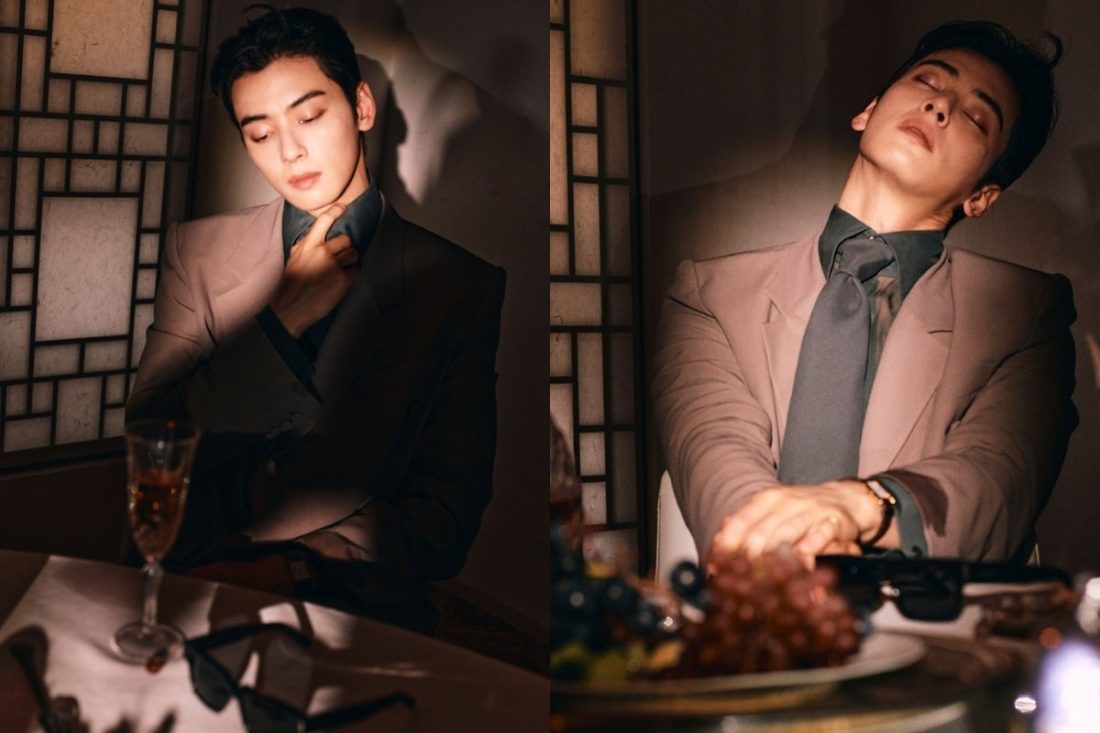 Cha Eunwoo de ASTRO deleita con glamour y elegancia en una sesión de ...