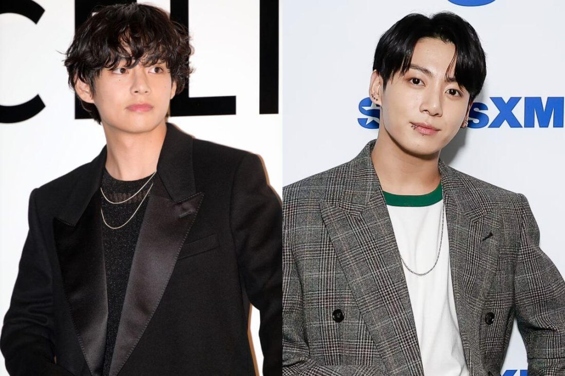 V y Jungkook de BTS presumen sus músculos en nueva actualización juntos