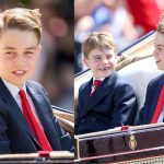 El príncipe George tiene un momento icónico de hermano mayor con el príncipe Louis en el balcón