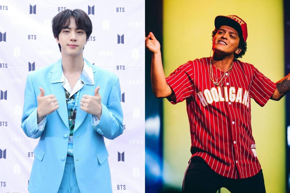 Jin de BTS dice que le encantaría colaborar con Bruno Mars