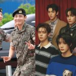 RM y V de BTS hacen una dulce mención a TXT durante su live para celebrar su alta militar