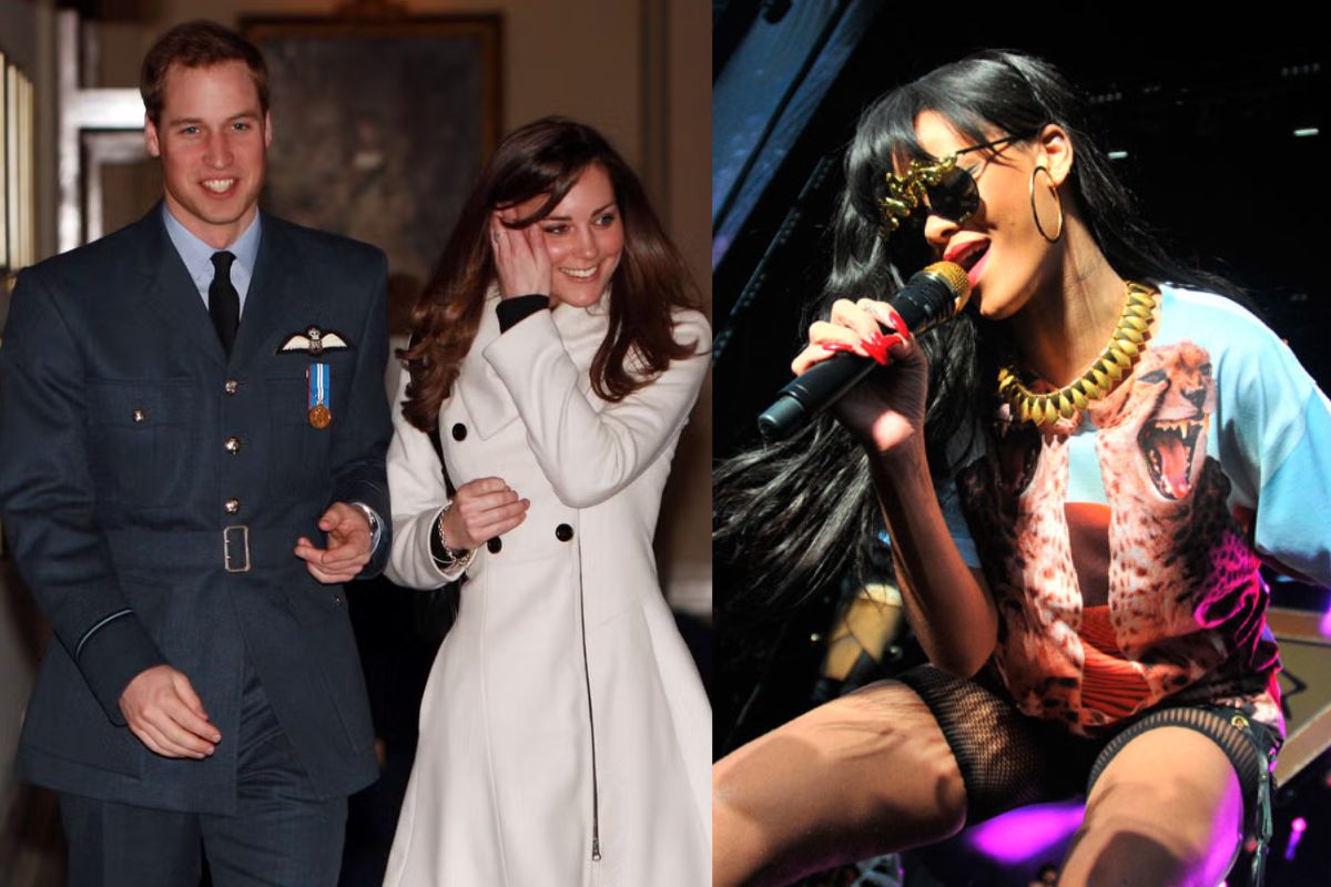 Kate Middleton y el príncipe William habría salido en secreto para ver a Rihanna en concierto