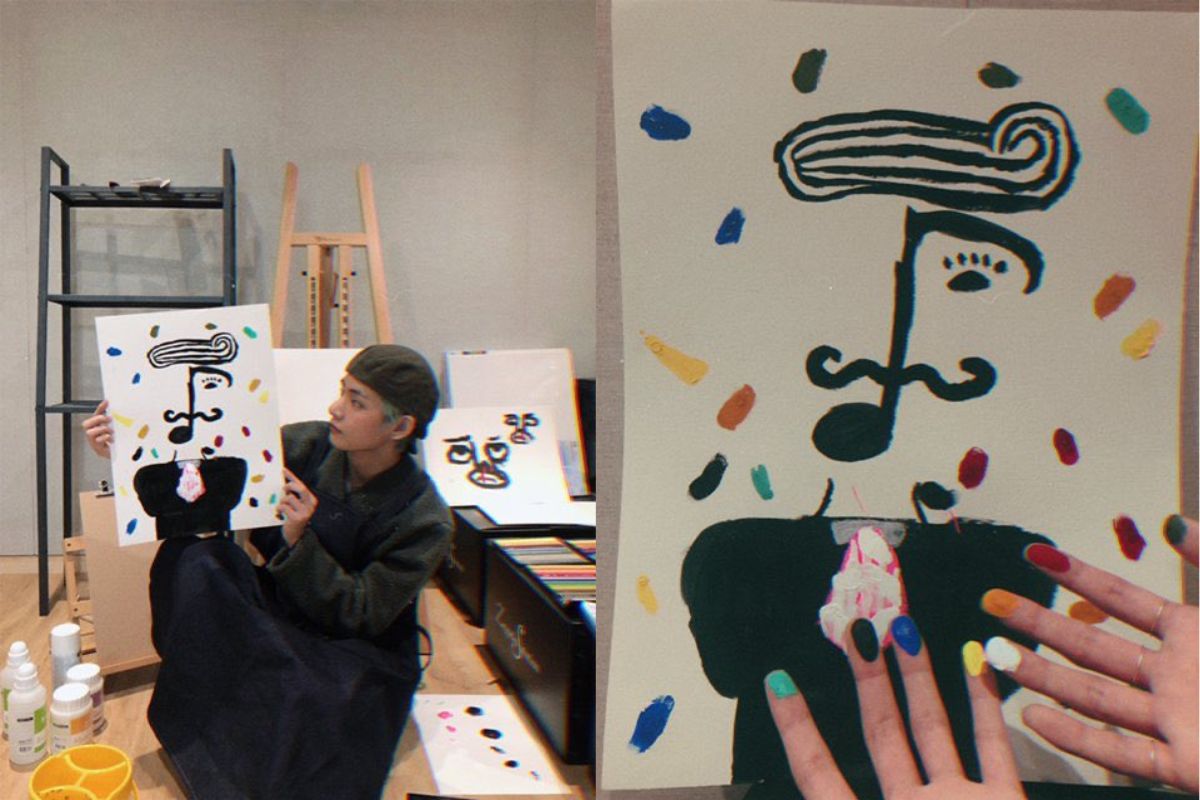 7 obras de arte originales de V de BTS que te cautivarán
