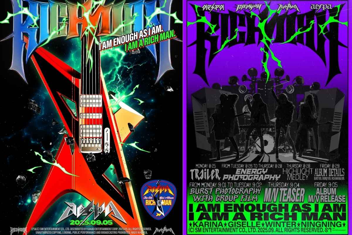 Aespa revela el calendario de promoción de su álbum de regreso 'Rich Man'