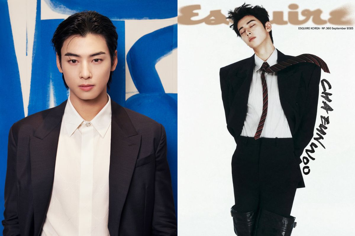 Cha Eunwoo de ASTRO resalta con su encantador atractivo en nuevas fotografías para ESQUIRE Korea