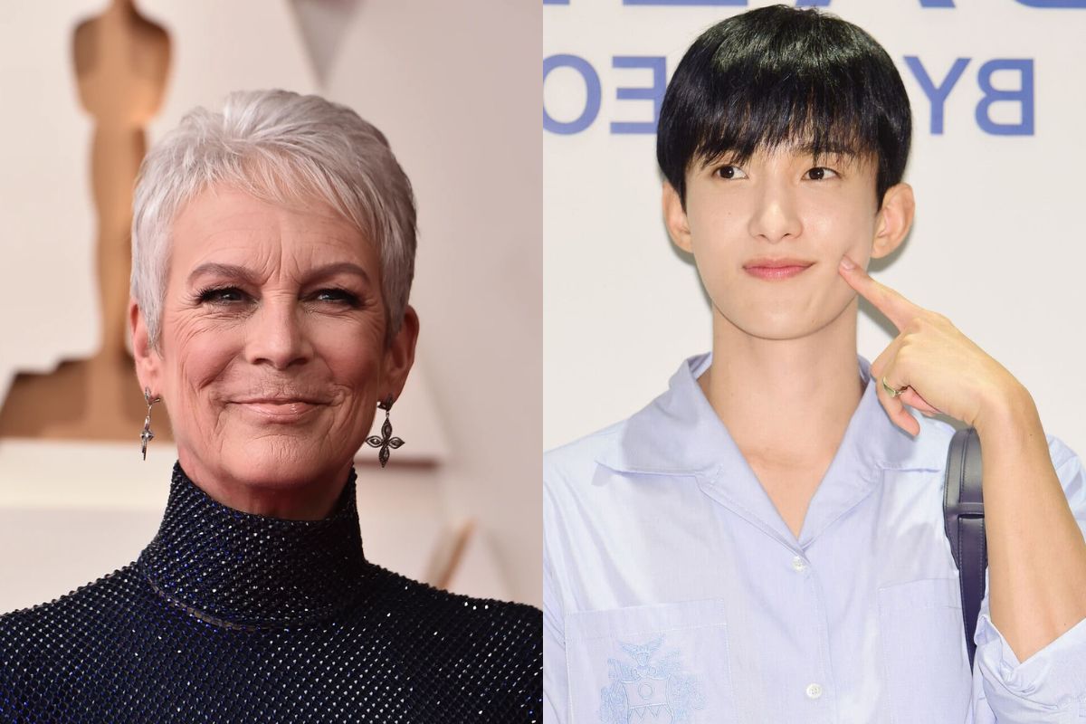 Jamie Lee Curtis y su hilarante reacción al ver a DK de SEVENTEEN en un fondo de pantalla de un celular