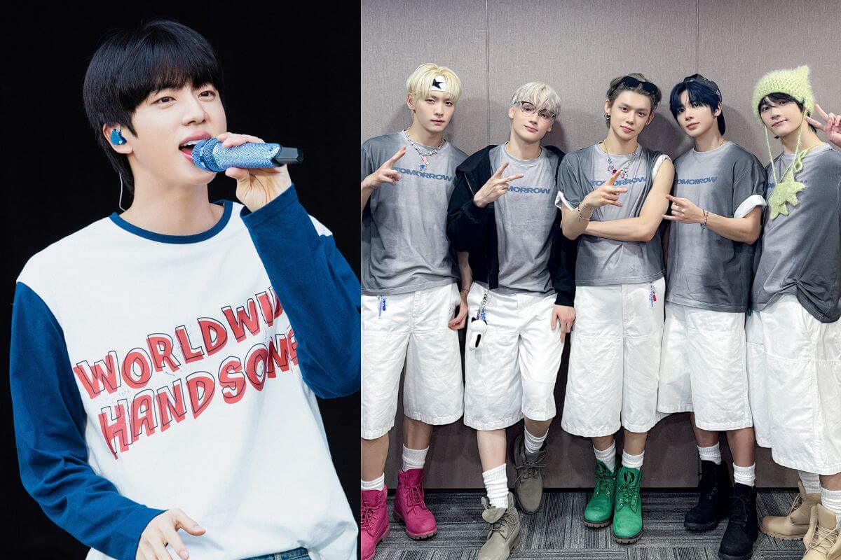 Jin de BTS fue captado disfrutando del concierto de TXT en Seúl