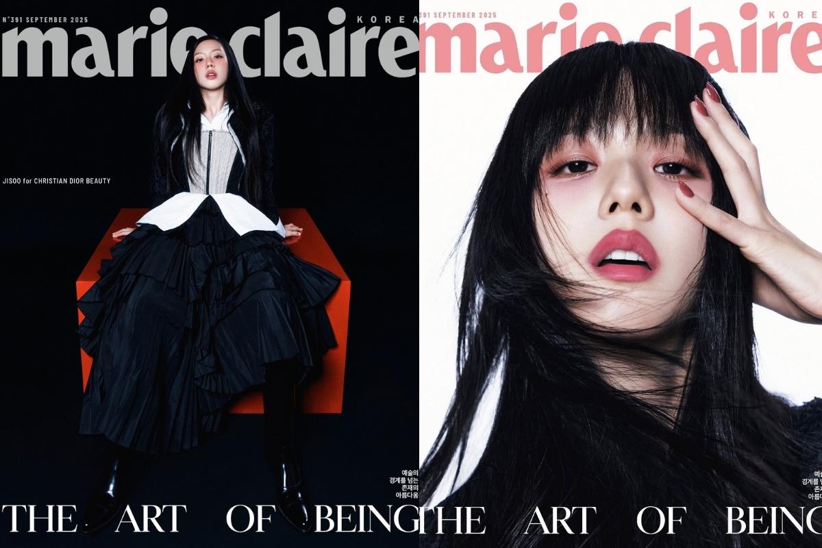 Jisoo de BLACKPINK irradia belleza en nuevas fotos para Marie Claire Korea