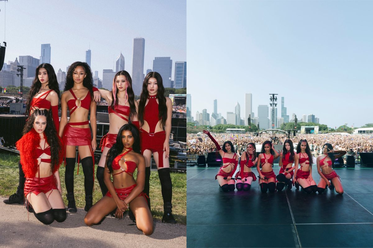 KATSEYE establece un nuevo récord en su debut en el Lollapalooza