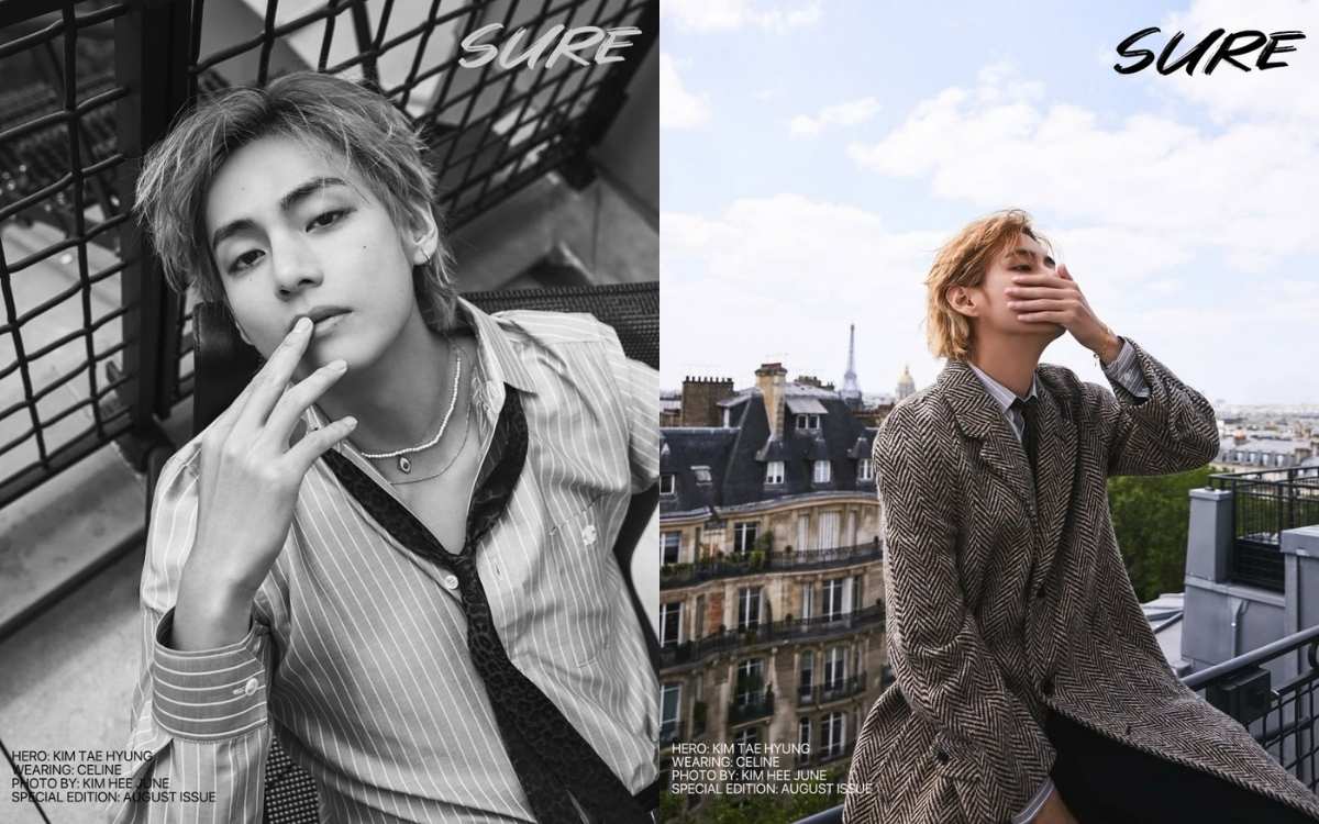 V de BTS se apodera de la portada de 'The Sure' con un carisma de ensueño