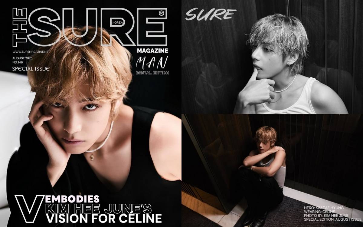 V de BTS se apodera de la portada de 'The Sure' con un carisma de ensueño