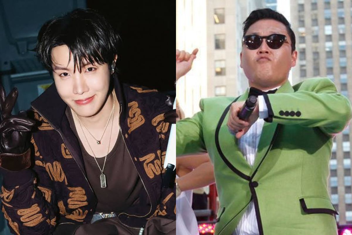 PSY tranquilizaj a J-Hope de BTS antes de una presentación importante