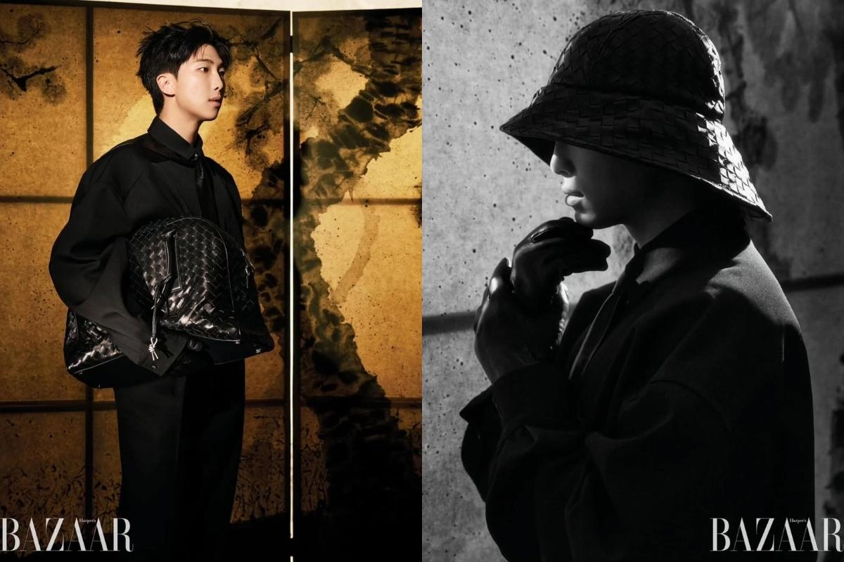 RM de BTS encanta con nuevas fotos para Harper’s Bazaar Corea x Bottega Veneta