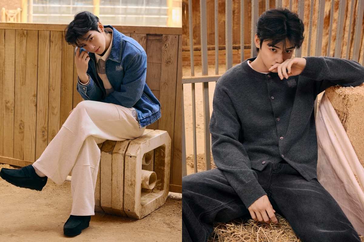 Cha Eunwoo de ASTRO se une a la moda otoñal y luce encantador para Marithé François Girbaud