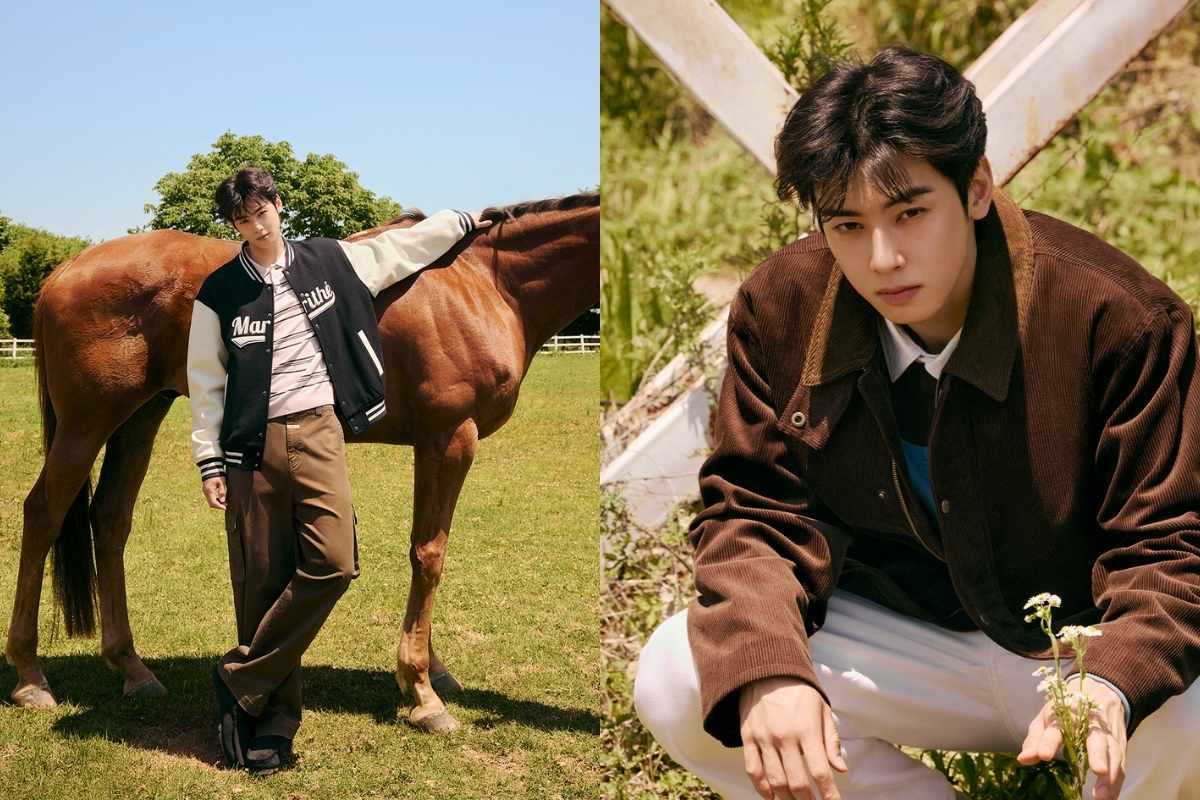 Cha Eunwoo de ASTRO se une a la moda otoñal y luce encantador para Marithé François Girbaud