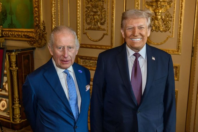 Donald Trump y el rey Carlos III se reúnen para una cena de estado en el Reino Unido