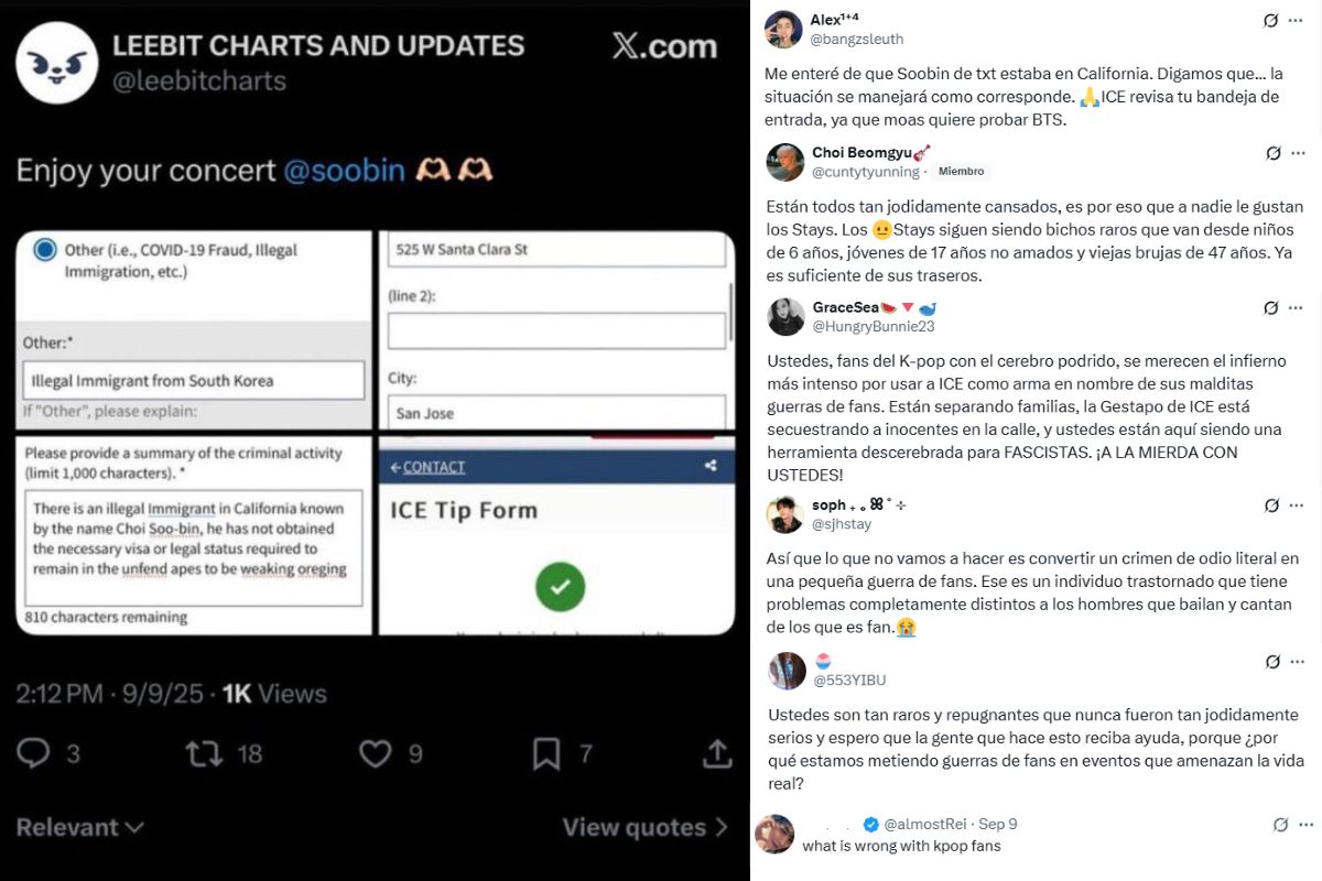 Soobin de TXT habría sido reportado ante ICE tras una redada masiva en Estados Unidos, según internautas Soobin de TXT habría sido reportado ante ICE tras una redada masiva en Estados Unidos, según internautas
