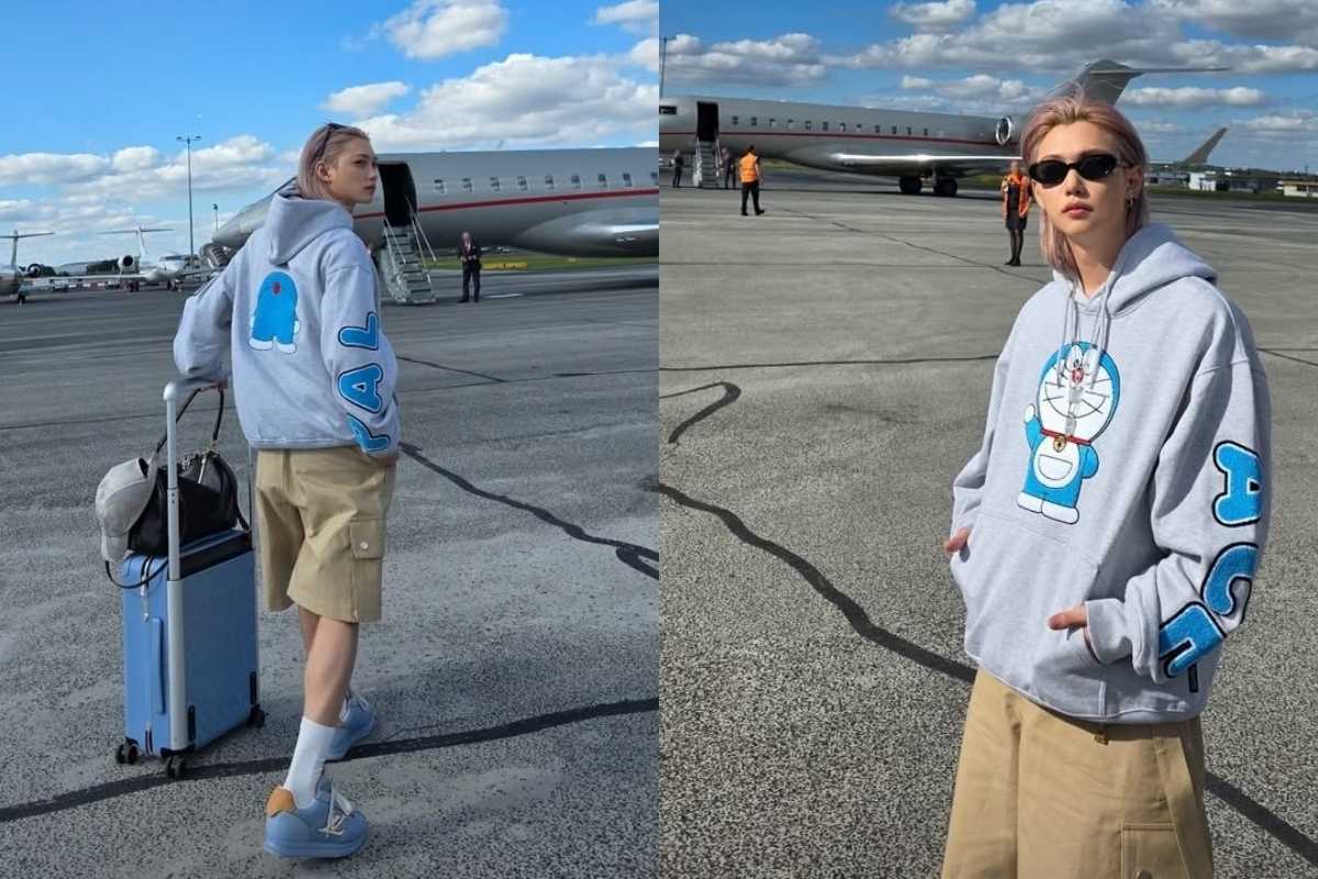 Felix de Stray Kids viajó como un rey junto a Louis Vuitton