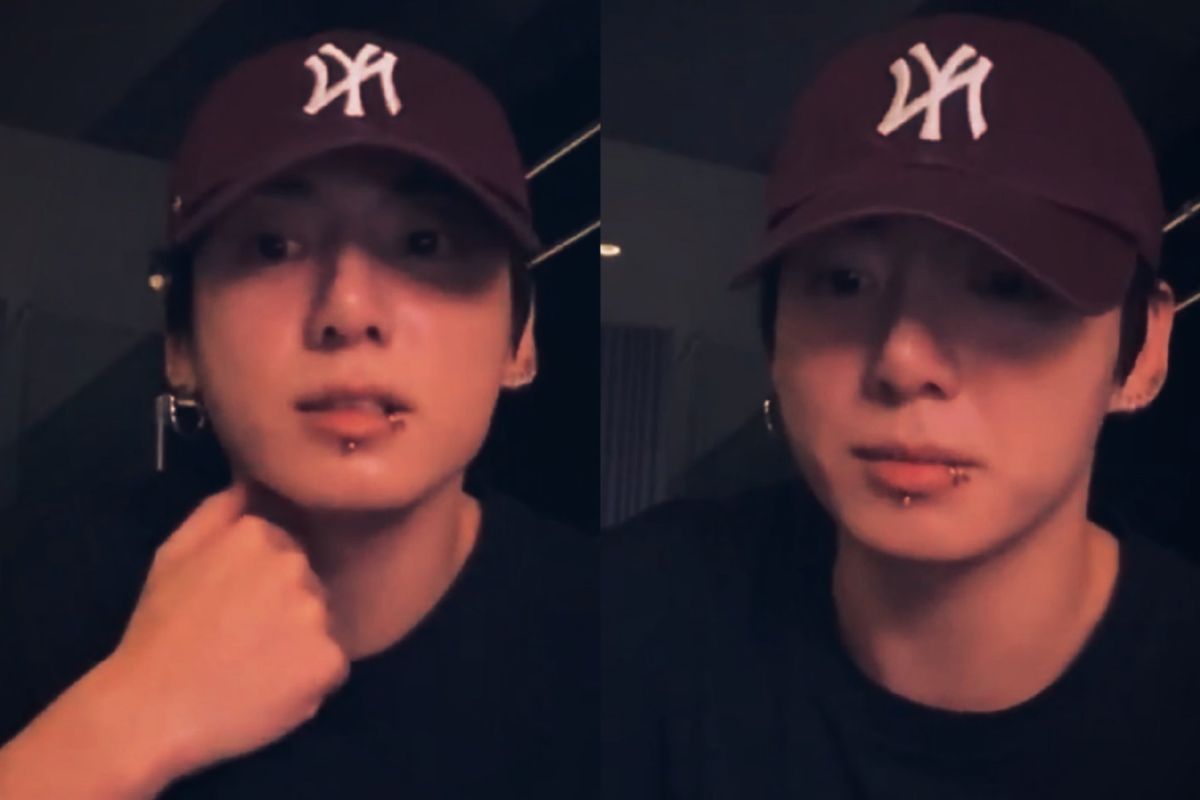 Jungkook de BTS reveló su nuevo piercing en una transmisión en vivo