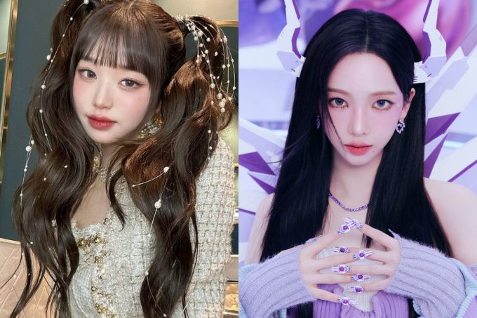 Karina de aespa y Wonyoung de IVE se encuentran por primera vez y crean un momento viral