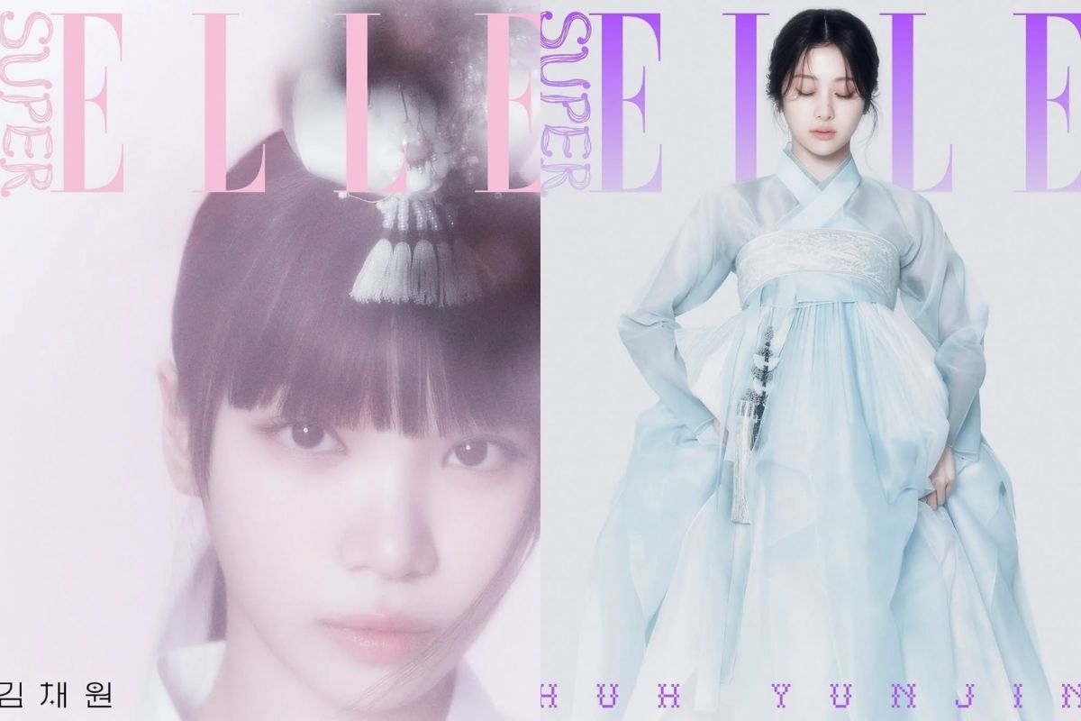 LE SSERAFIM desvela sus hermosos y elegantes visuales 'hanbok' para ELLE Korea
