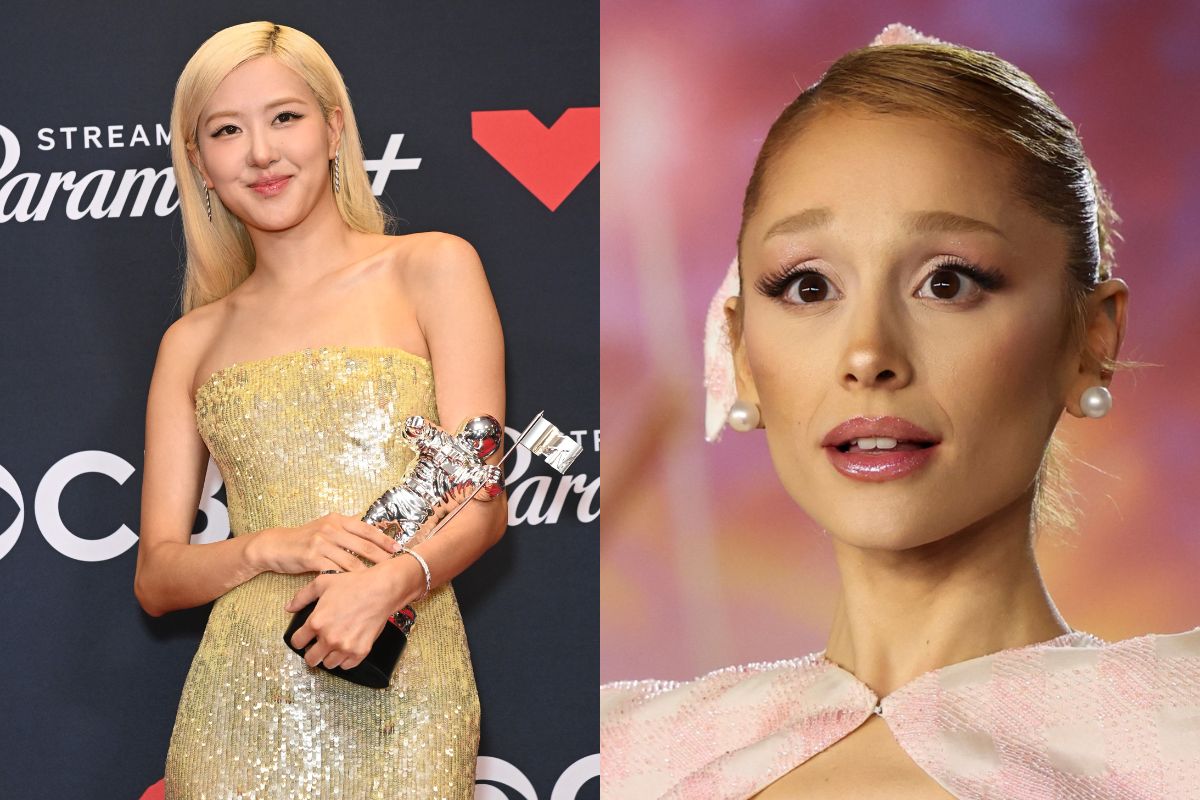 La "maldición" de Rosé de BLACKPINK se hace viral tras su foto con Ariana Grande en los VMA 2025
